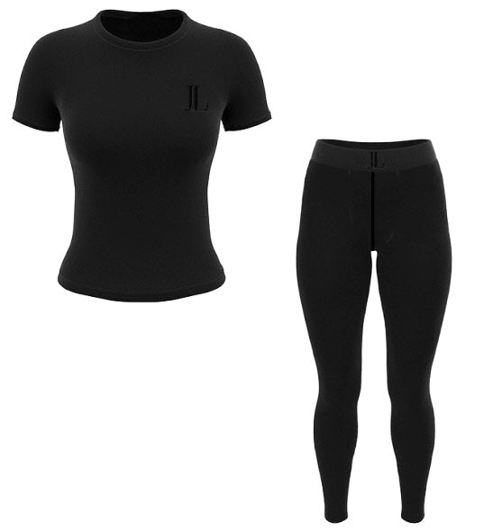 Black Ribbed Set – J LUXE