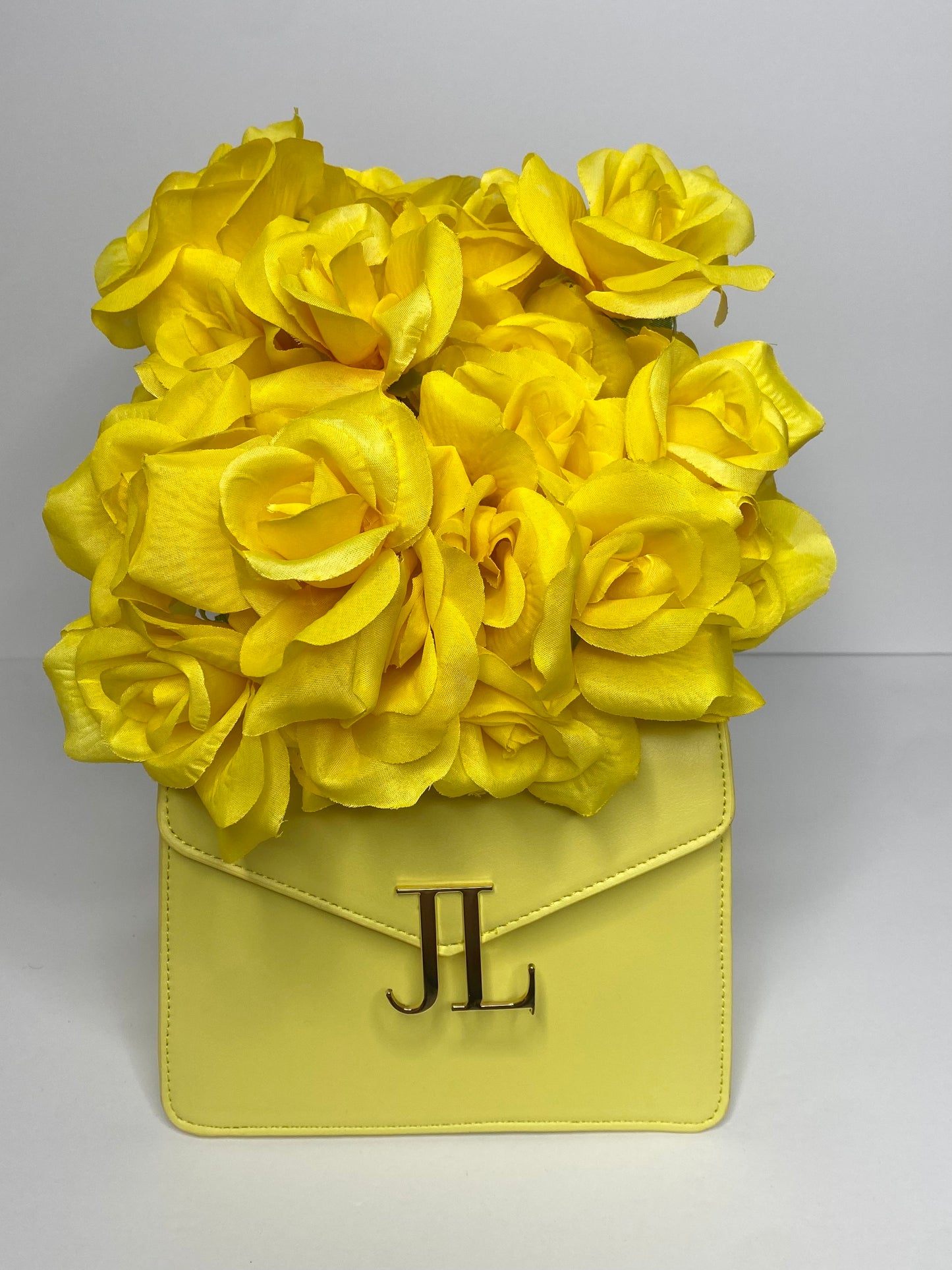 Yellow Signature Chain JL Bag